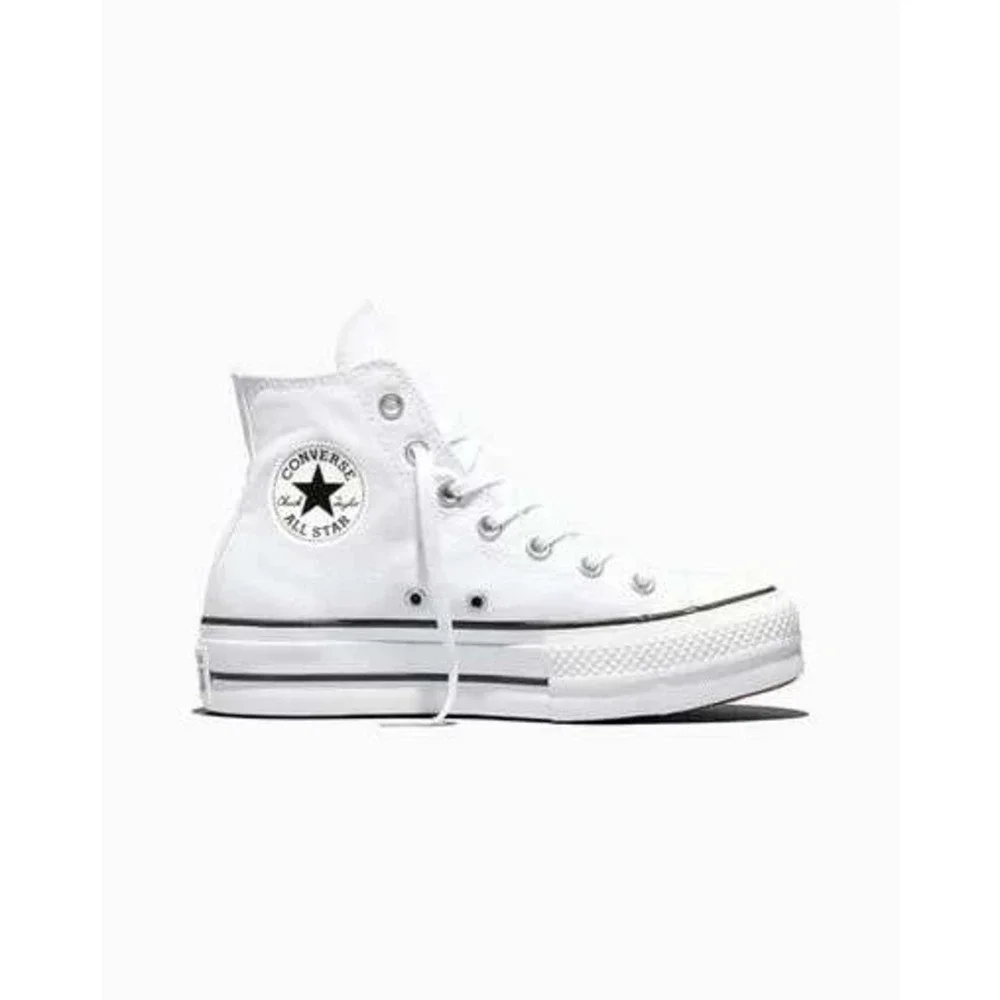 Converse Chuck Taylor All Star Lift Platform High Top White Sneaker 560846F 8.5W